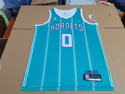 NBA Miles Bridges 0 Charlotte Hornets Icon Edition Maillot Teal